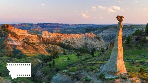 Missouri Breaks Badlands Rock Formations